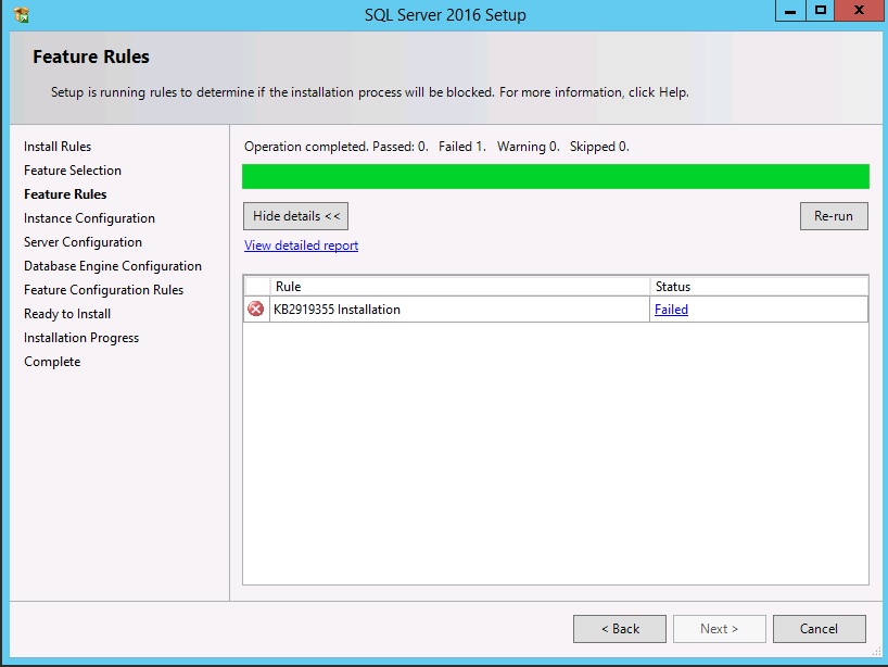 Gotcha Installing SQL Server 2016 and SSMS on Windows Server R2 SQLHA